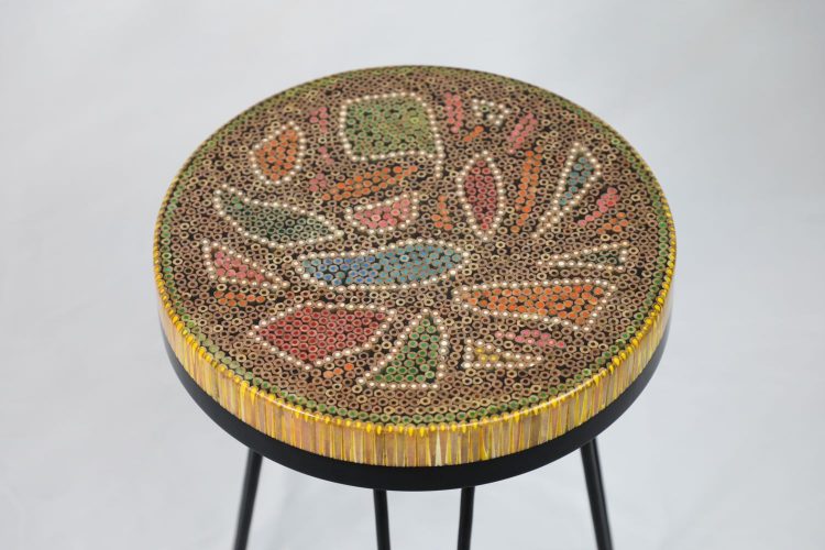Lotus Pond XV Colored-pencil Coffee Table - Henry Le Design