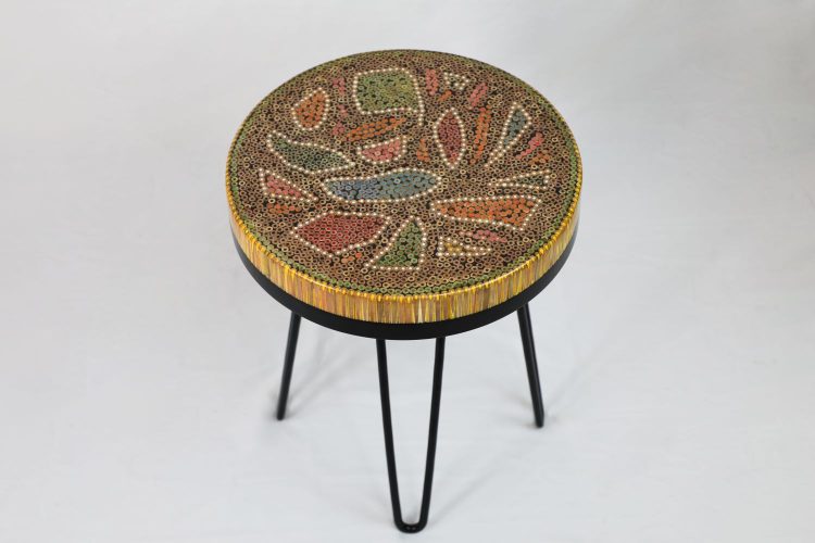 Lotus Pond XV Colored-pencil Coffee Table - Henry Le Design