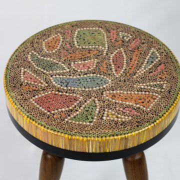 Lotus Pond XV Colored-pencil Coffee Table - Henry Le Design