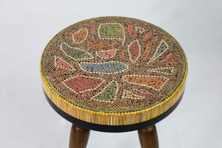Lotus Pond XV Colored-pencil Coffee Table - Henry Le Design