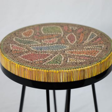 Lotus Pond XV Colored-pencil Coffee Table - Henry Le Design