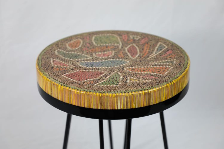 Lotus Pond XV Colored-pencil Coffee Table - Henry Le Design