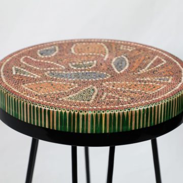 Lotus Pond XVI Colored-pencil Coffee Table - Henry Le Design