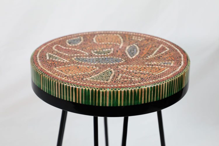 Lotus Pond XVI Colored-pencil Coffee Table - Henry Le Design