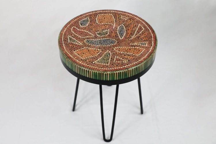 Lotus Pond XVI Colored-pencil Coffee Table - Henry Le Design