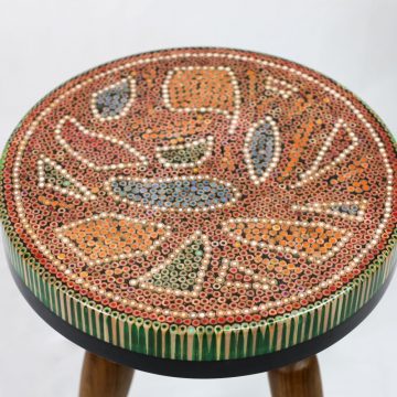 Lotus Pond XVI Colored-pencil Coffee Table - Henry Le Design