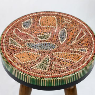 Lotus Pond XVI Colored-pencil Coffee Table - Henry Le Design