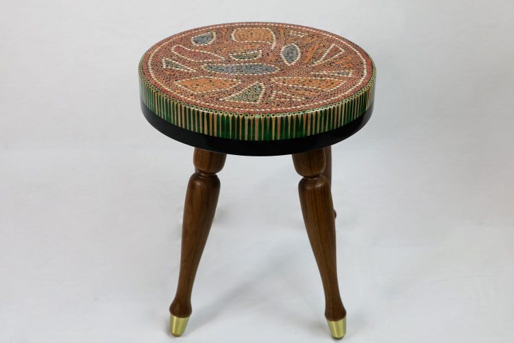 Lotus Pond XVI Colored-pencil Coffee Table - Henry Le Design