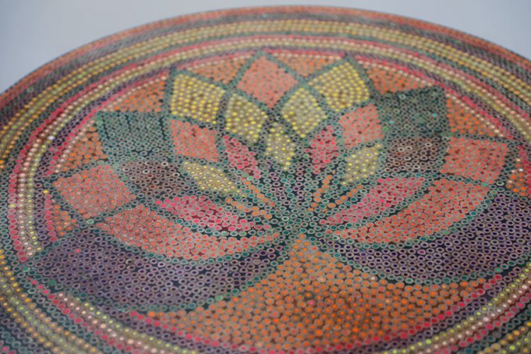 Lotus The Great Colored-pencil Coffee Table 2