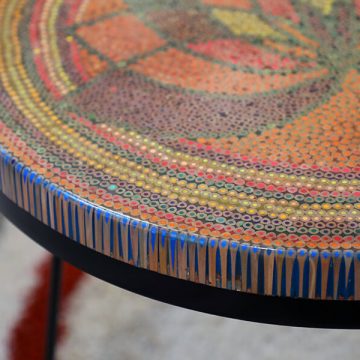 Lotus The Great Colored-pencil Coffee Table 3