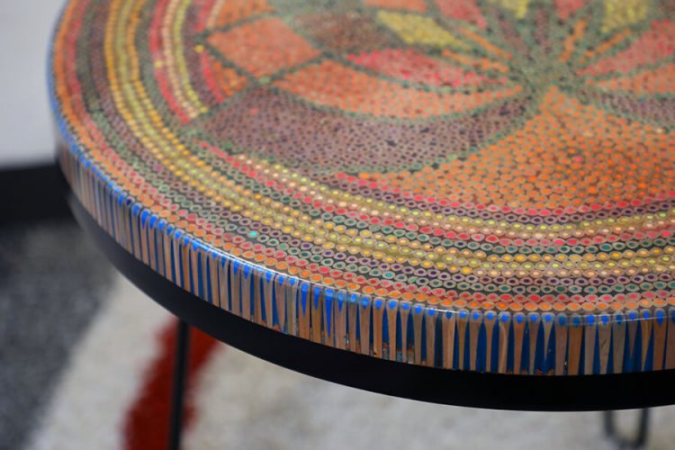 Lotus The Great Colored-pencil Coffee Table 3