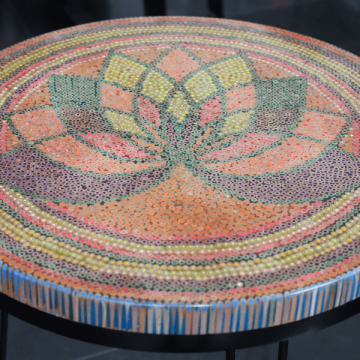 Lotus The Great Colored-pencil Coffee Table