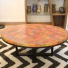 Lucky Coins Colored Pencil Coffee Table II