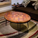 Lucky Coins III Colored Pencil Coffee Table