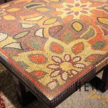 Melody of Mother Nature Colored-Pencil Coffee Table