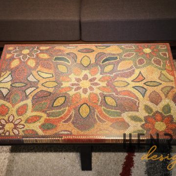 Melody of Mother Nature Colored-Pencil Coffee Table