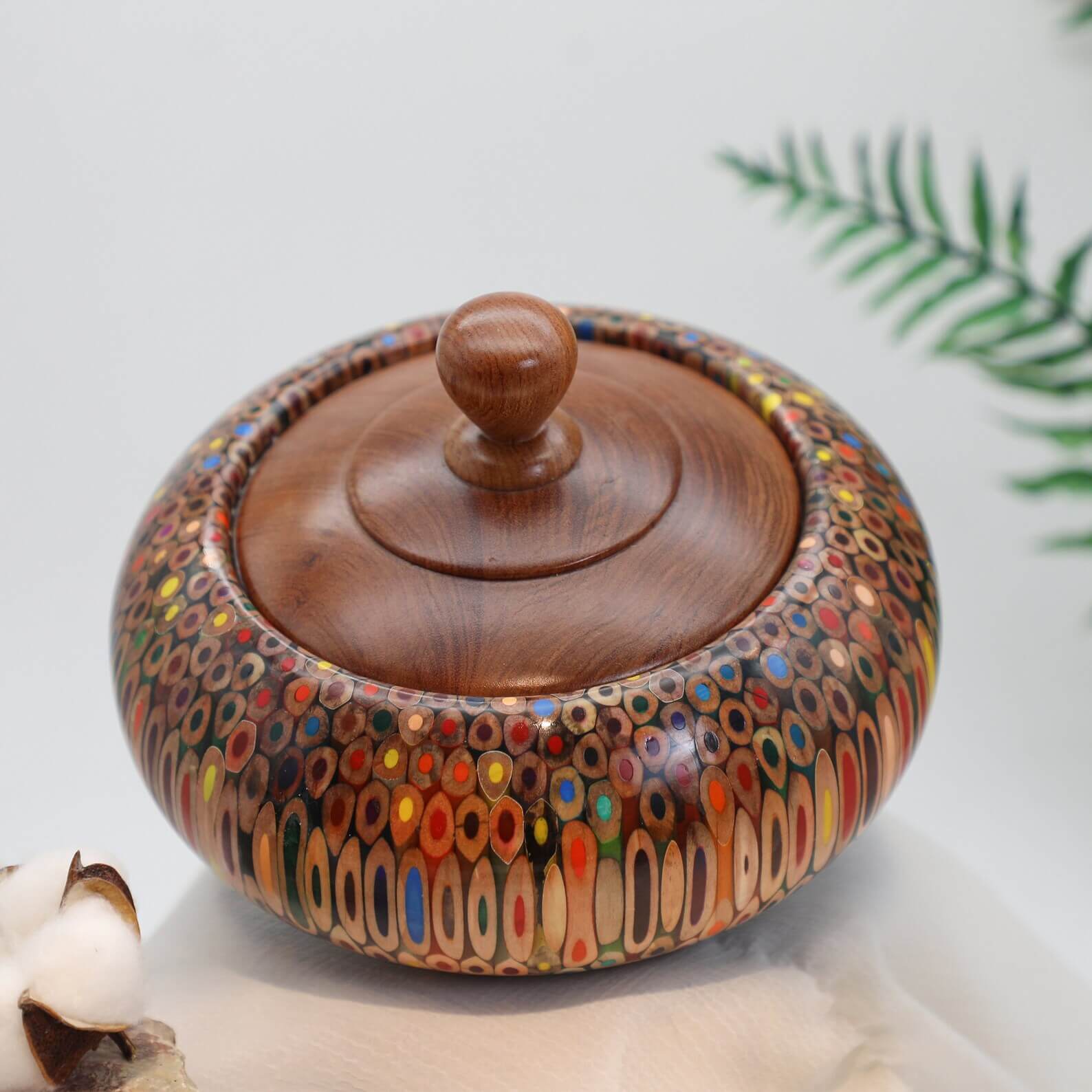 Multi-color_Decorative Colored-pencil Affluence Bowl II