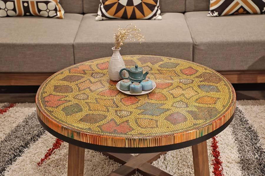 Prosperity Colored Pencil Coffee Table