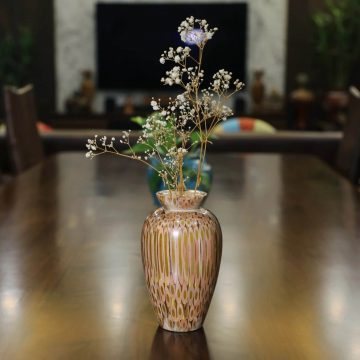 Decorative Colored-pencil Prosperity Vase