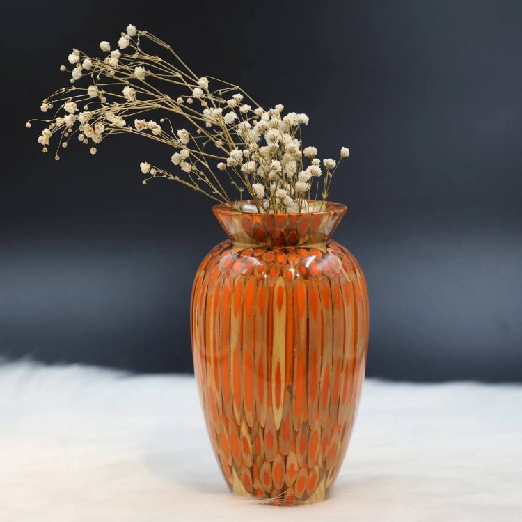 Decorative Colored-pencil Prosperity Vase