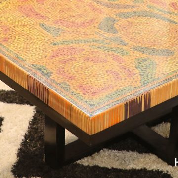 Rose Garden Colored Pencil Coffee Table III 1