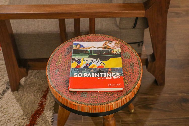 Rose Garden VI Colored-pencil Coffee Table