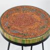 Rose Garden VI Colored-pencil Coffee Table - Henry Le Design