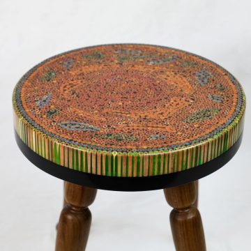 Rose Garden VI Colored-pencil Coffee Table - Henry Le Design