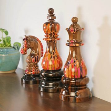 Super Chess Piece Set for Décor | King - Queen - Knight