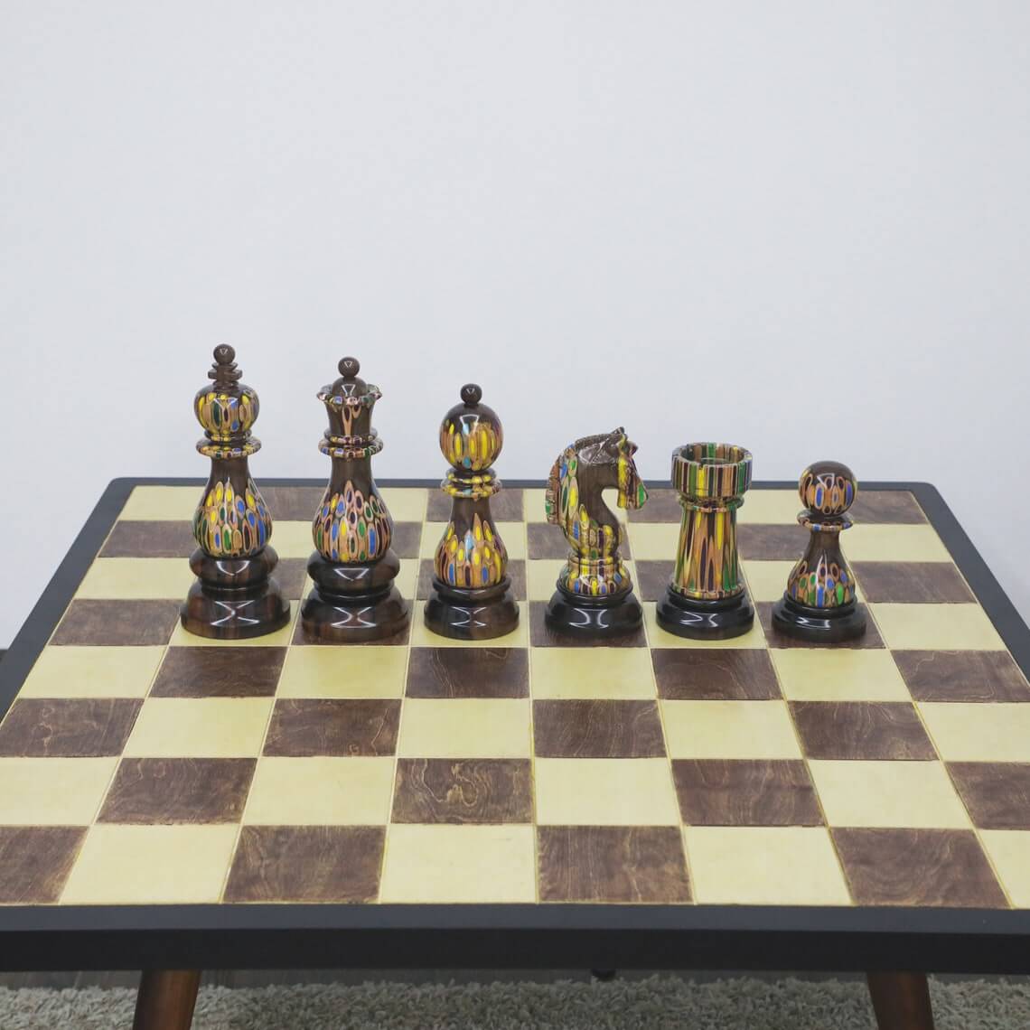 6 Giant Chess Pieces King - Queen - Bishop - Rook - Knight - Pawn