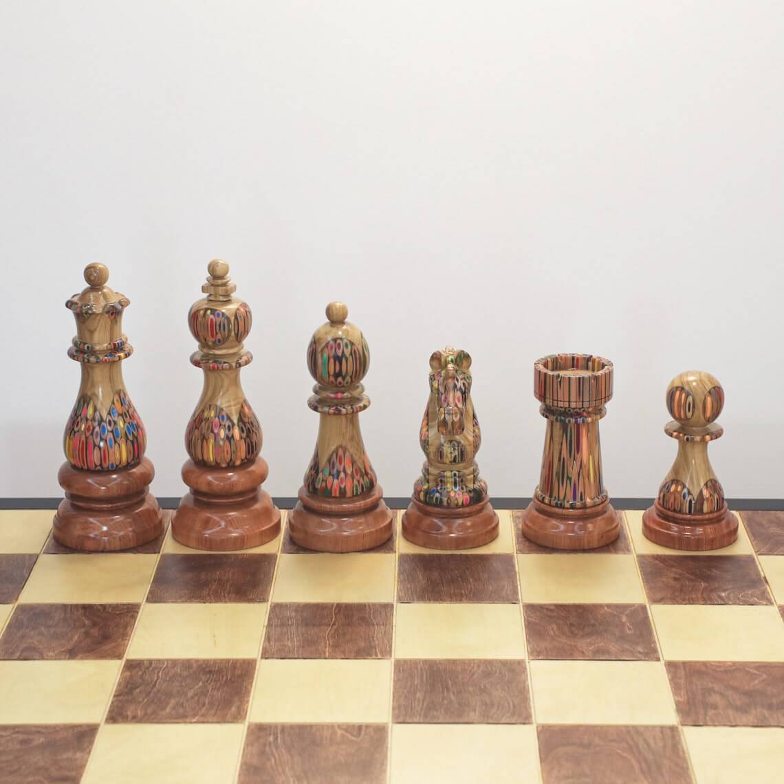 6 Giant Chess Pieces King - Queen - Bishop - Rook - Knight - Pawn