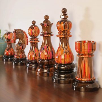 6 Giant Chess Pieces King - Queen - Bishop - Rook - Knight - Pawn | Super  Deluxe Chess