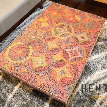 Starry Night Colored-Pencil Coffee Table
