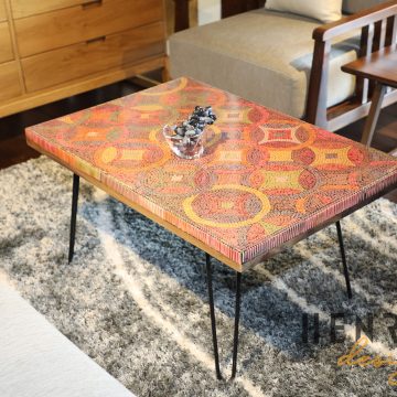 Starry Night Colored-Pencil Coffee Table