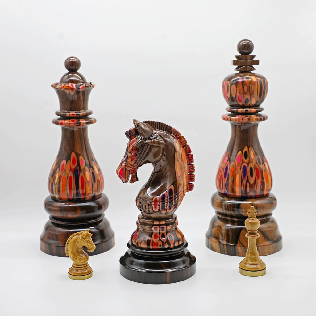 Super Chess Piece Set for Décor