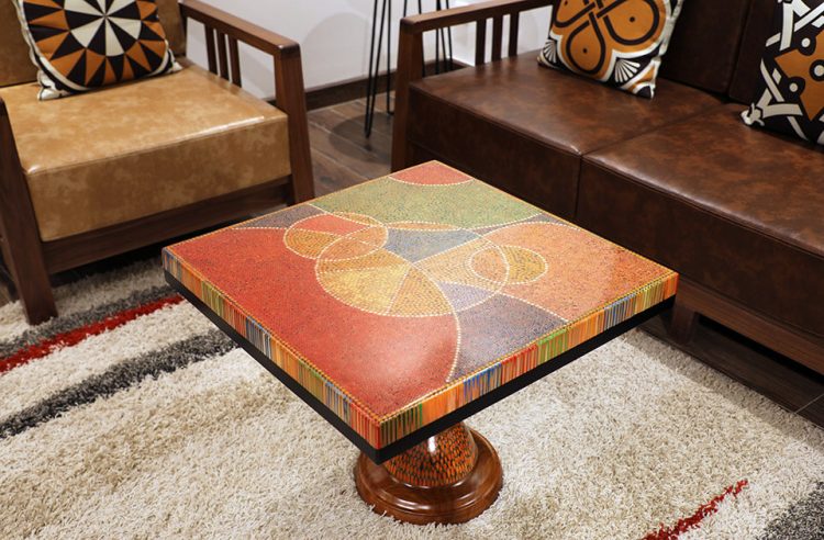 Taurus Colored-Pencil Coffee Table