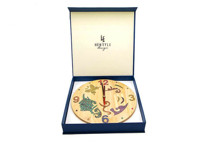 The Fairy Colored-Pencil Wood Wall Clock 3