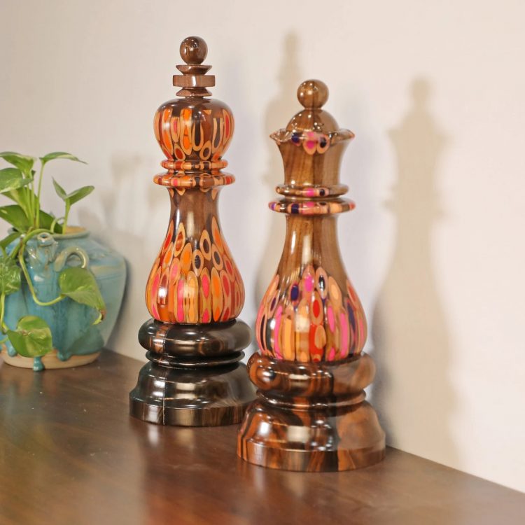 Deluxe Serial of Chess Pieces for Decor – The King & Queen