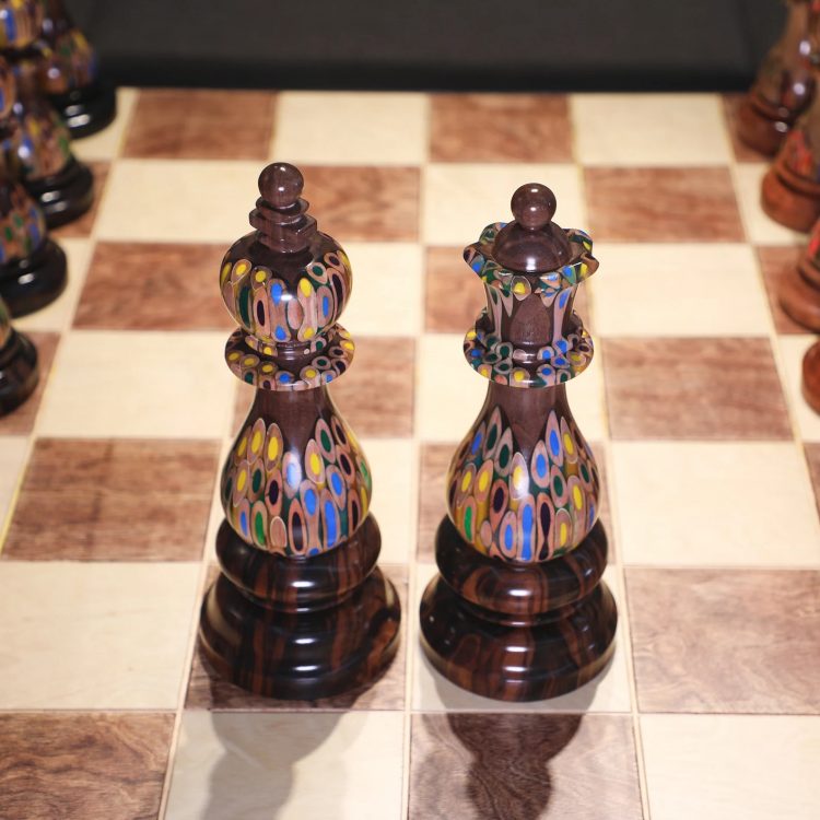 Deluxe Serial of Chess Pieces for Decor – The King & Queen