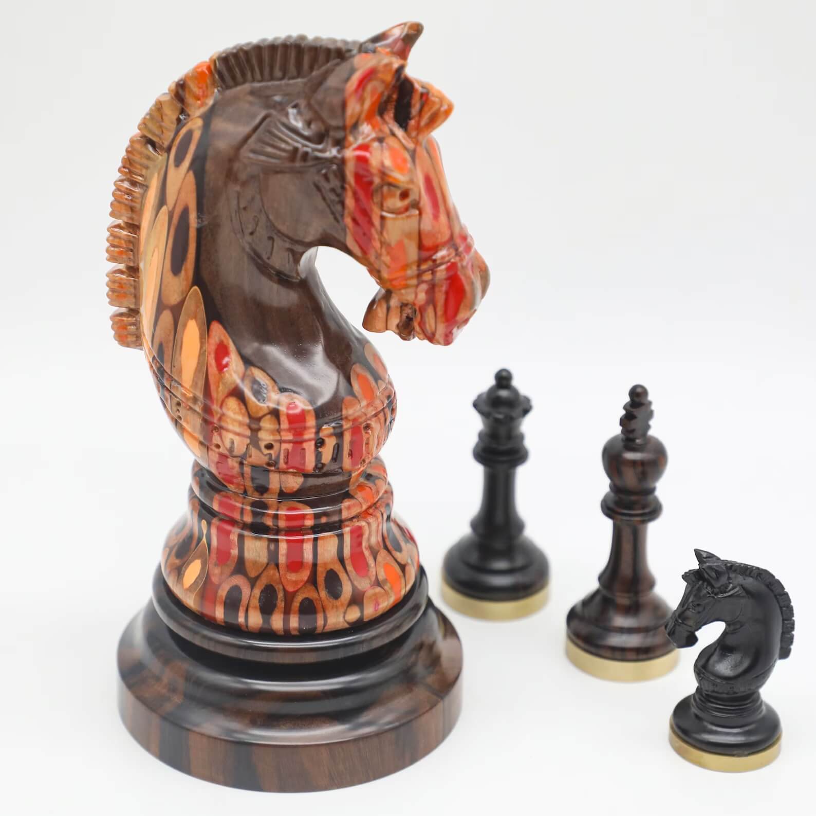 Giant Ivory Knight Chess Piece Statue 12.25 Horse DWK World of Wonders  #DWKWorldofWonders