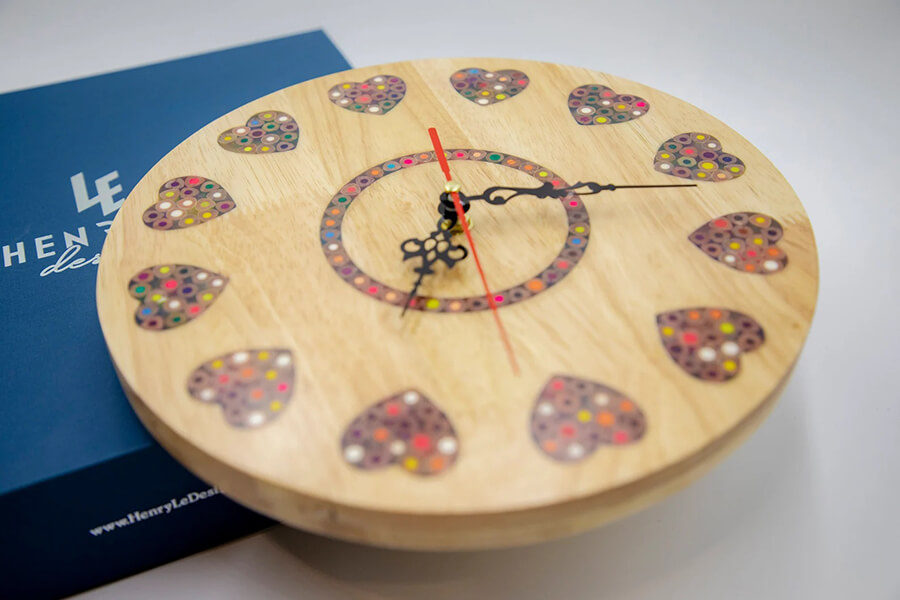 Unique Decorative Wood Wall Clock 1