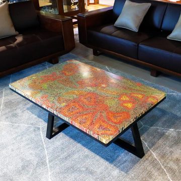 Wildflowers Colored-Pencil Coffee Table 1