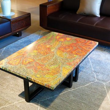 Wildflowers Colored-Pencil Coffee Table 3