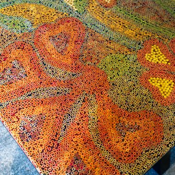 Wildflowers Colored-Pencil Coffee Table 5