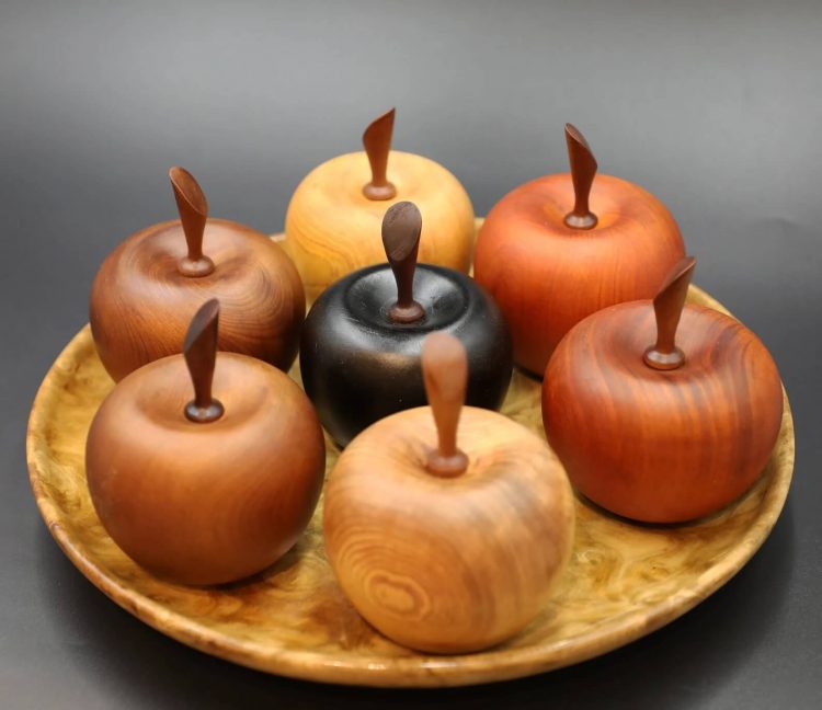 Decorative Wooden Apple