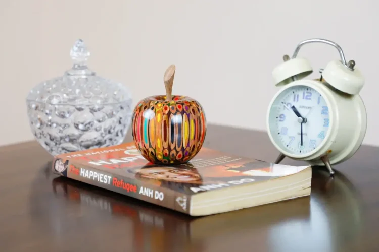 Handmade Apple Ornament – Resin Art Fruit Decor